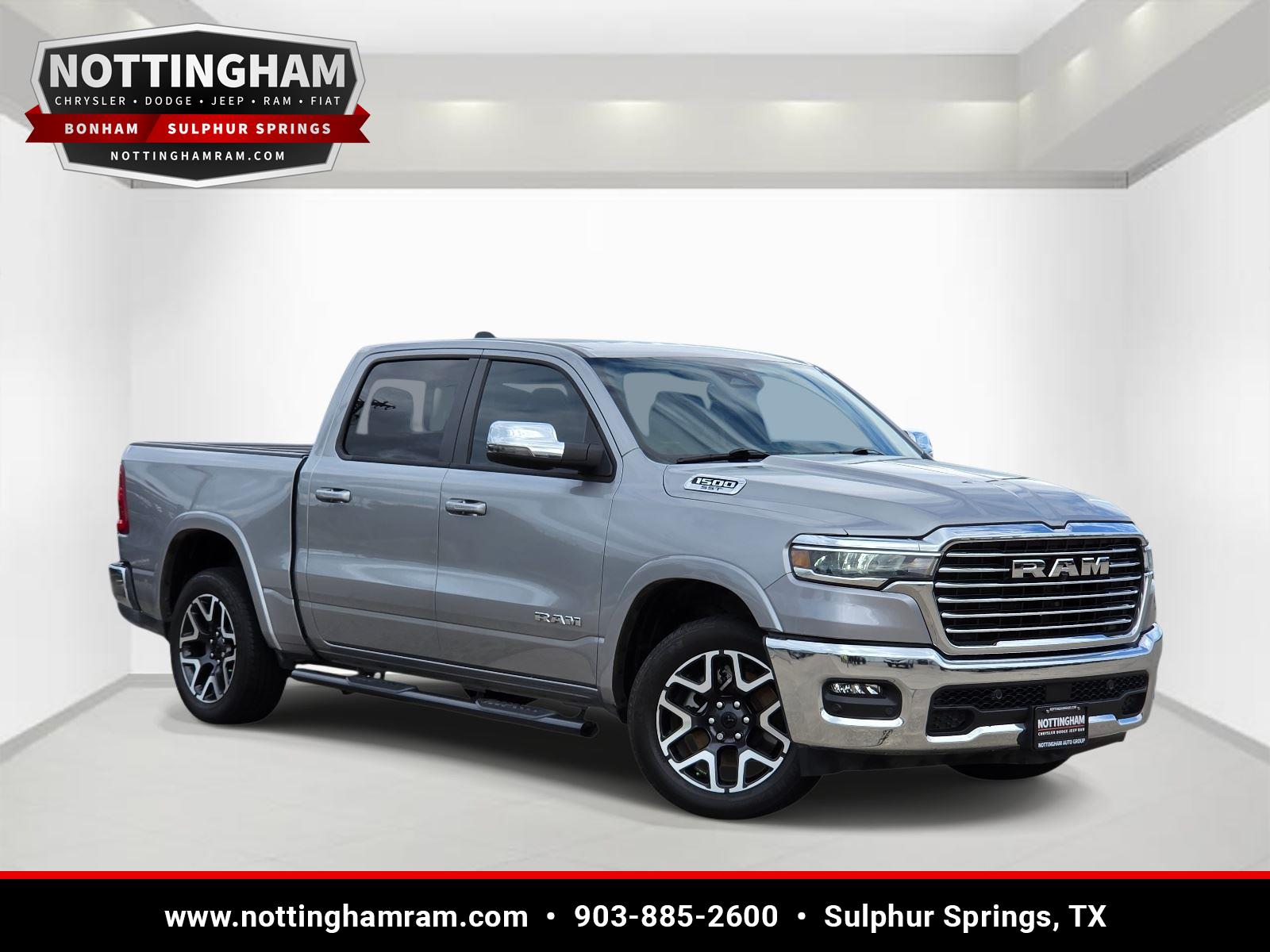 Billet Silver Metallic Clearcoat 2025 RAM 1500 Pickup Truck Four-Wheel Drive 8-Speed Automatic