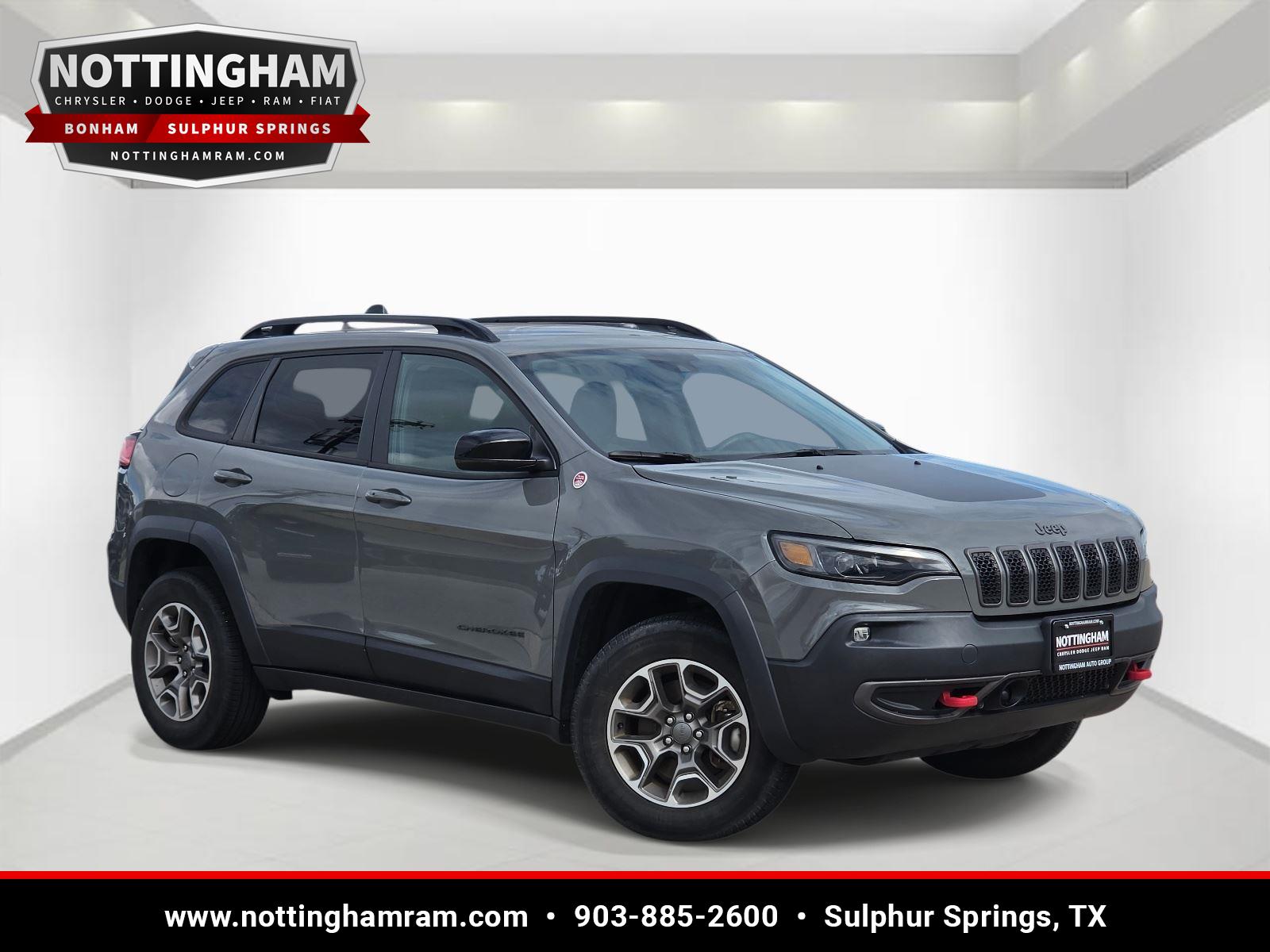 Sting-Gray Clearcoat 2022 Jeep Cherokee SUV / Crossover Four-Wheel Drive 9-Speed Automatic