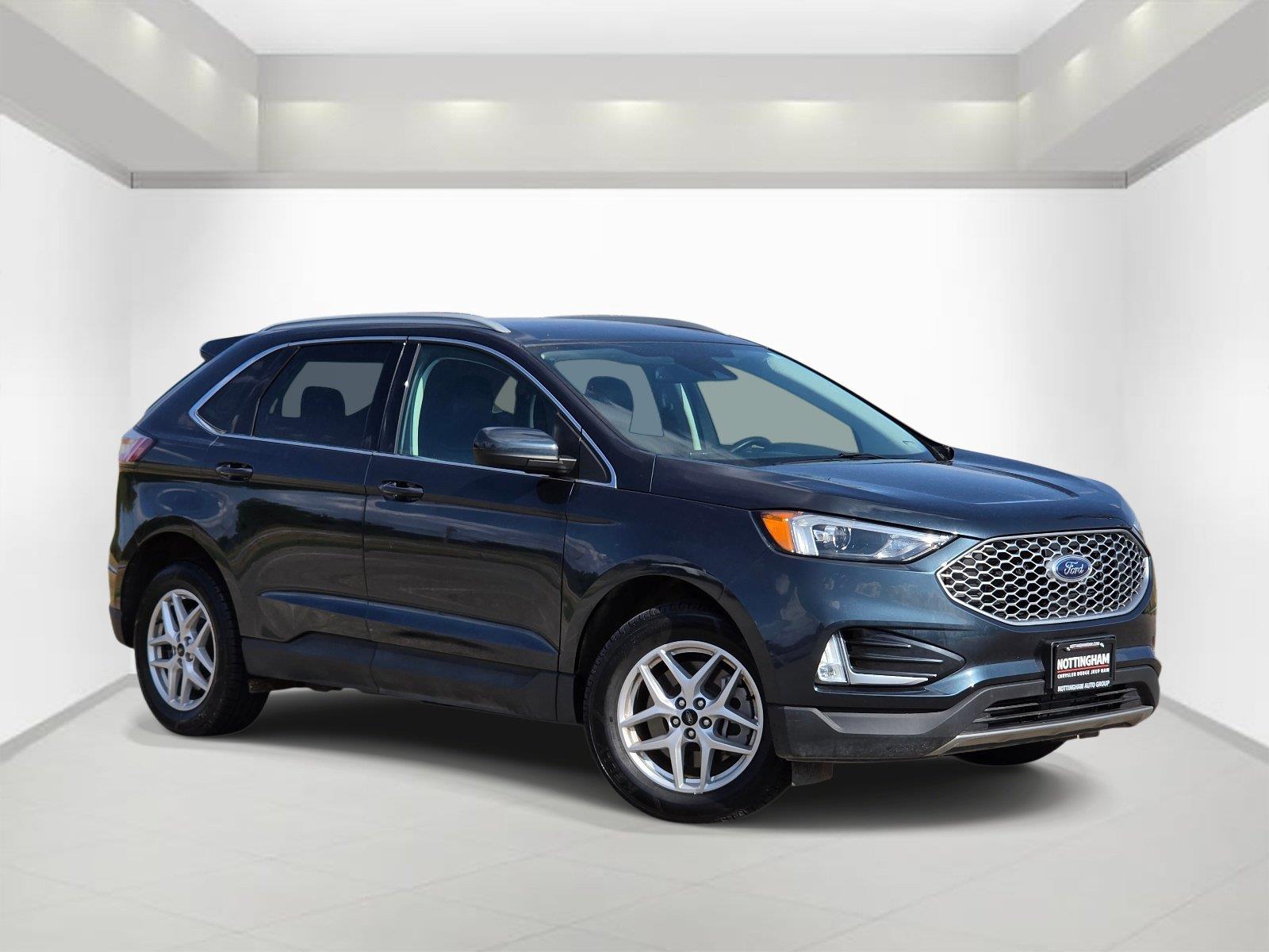 Stone Blue Metallic 2024 Ford Edge SUV / Crossover All-Wheel Drive 8-Speed Automatic