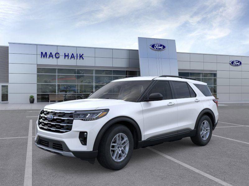 Star White Metallic Tri-Coat 2026 Ford Explorer SUV / Crossover Rear-Wheel Drive Automatic