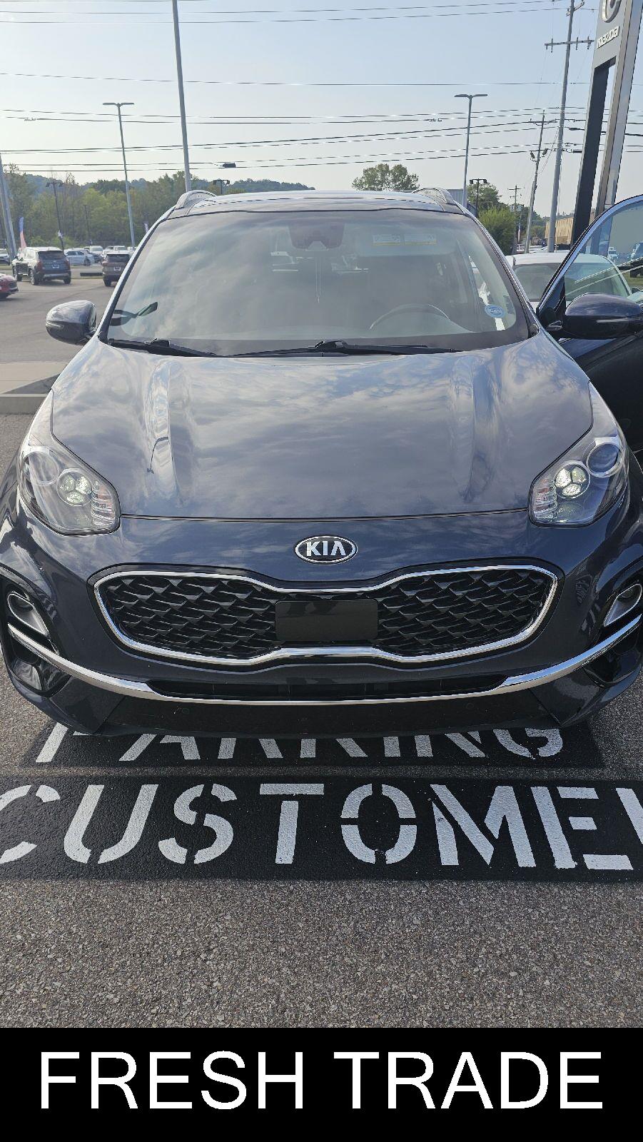 Pacific Blue 2020 Kia Sportage SUV / Crossover All-Wheel Drive Automatic