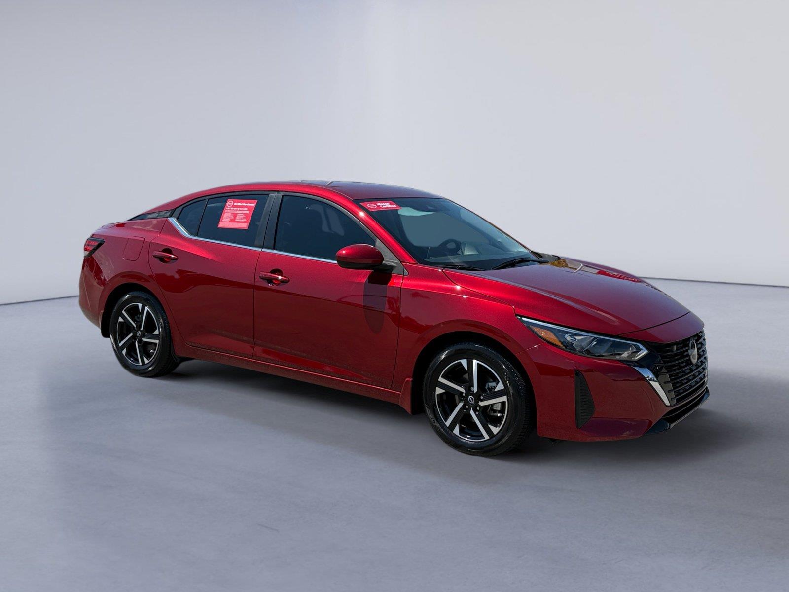 Red (Scarlet Ember Tintcoat) 2025 Nissan Sentra Sedan Front-Wheel Drive Continuously Variable Transmission