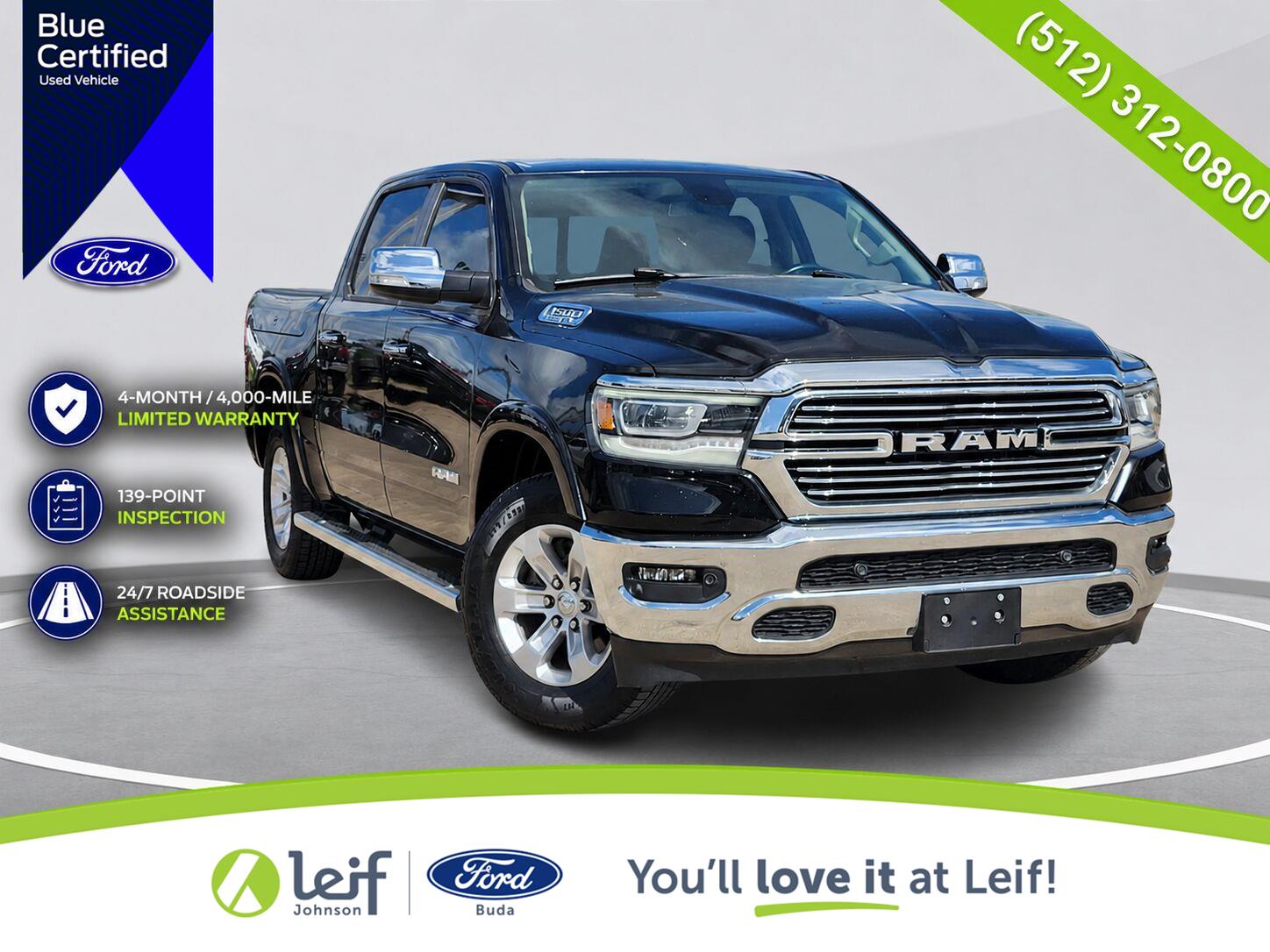 2020 RAM 1500 Laramie Crew Cab RWD   