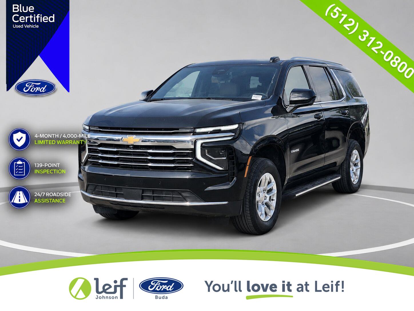 Black 2025 Chevrolet Tahoe SUV / Crossover 4X2 Automatic