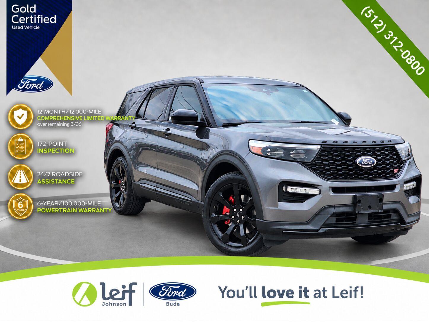 Carbonized Gray 2022 Ford Explorer SUV / Crossover Rear-Wheel Drive Automatic