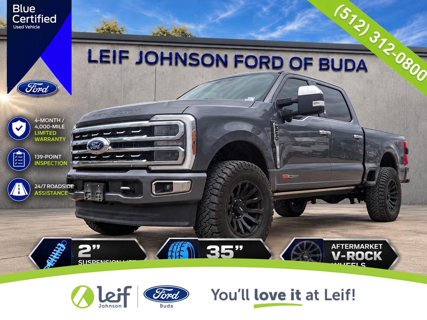 Carbonized Gray 2024 Ford F-250 Super Duty Pickup Truck Four-Wheel Drive Automatic