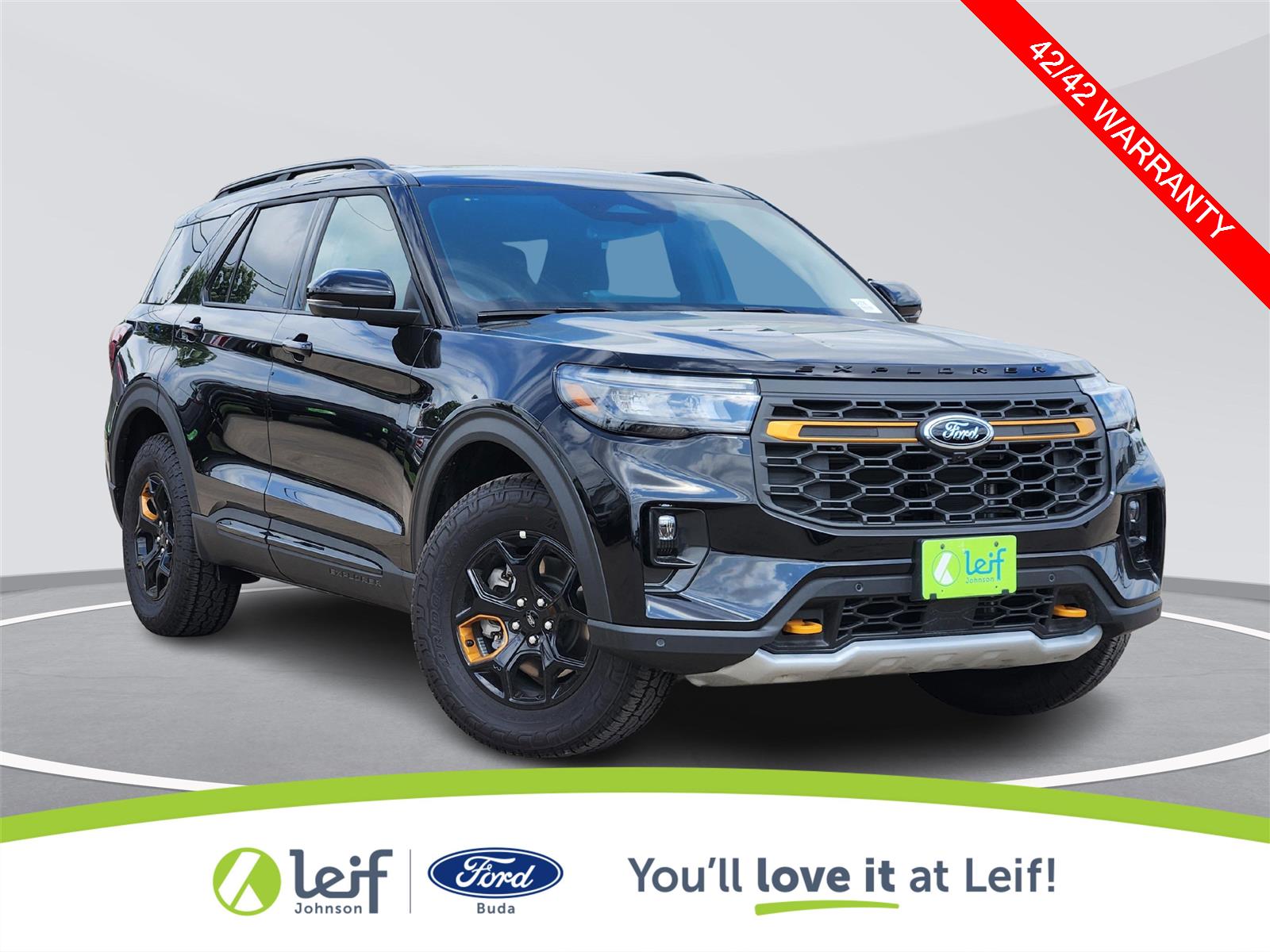 Agate Black 2026 Ford Explorer SUV / Crossover All-Wheel Drive Automatic