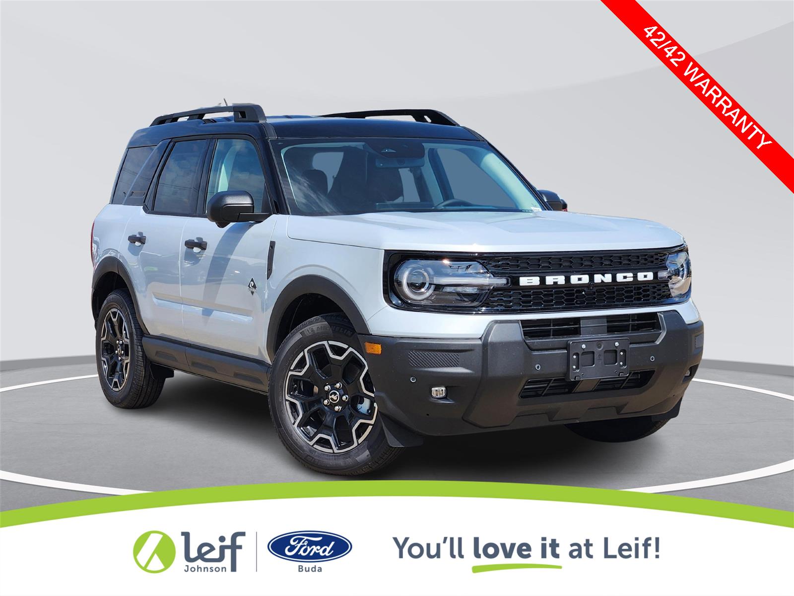 Space White Metallic 2026 Ford Bronco Sport SUV / Crossover All-Wheel Drive 8-Speed Automatic
