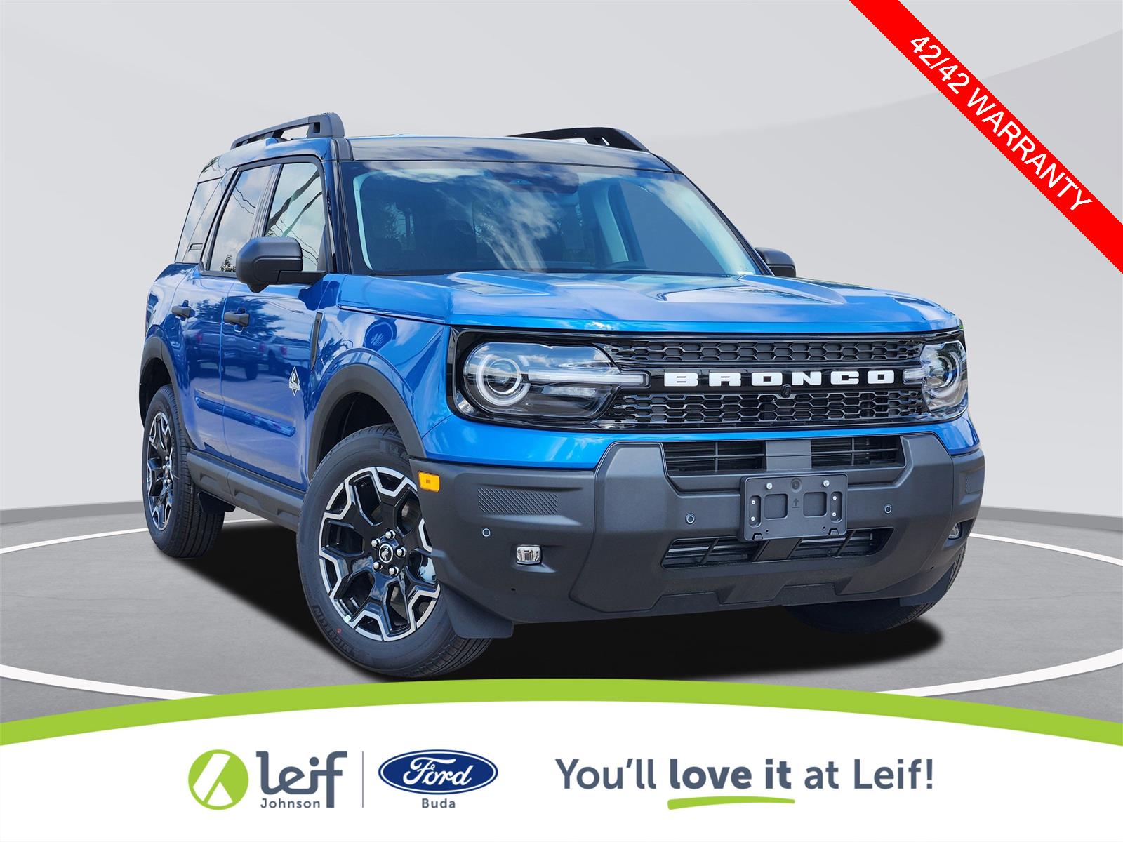 Velocity Blue Metallic 2026 Ford Bronco Sport SUV / Crossover All-Wheel Drive 8-Speed Automatic