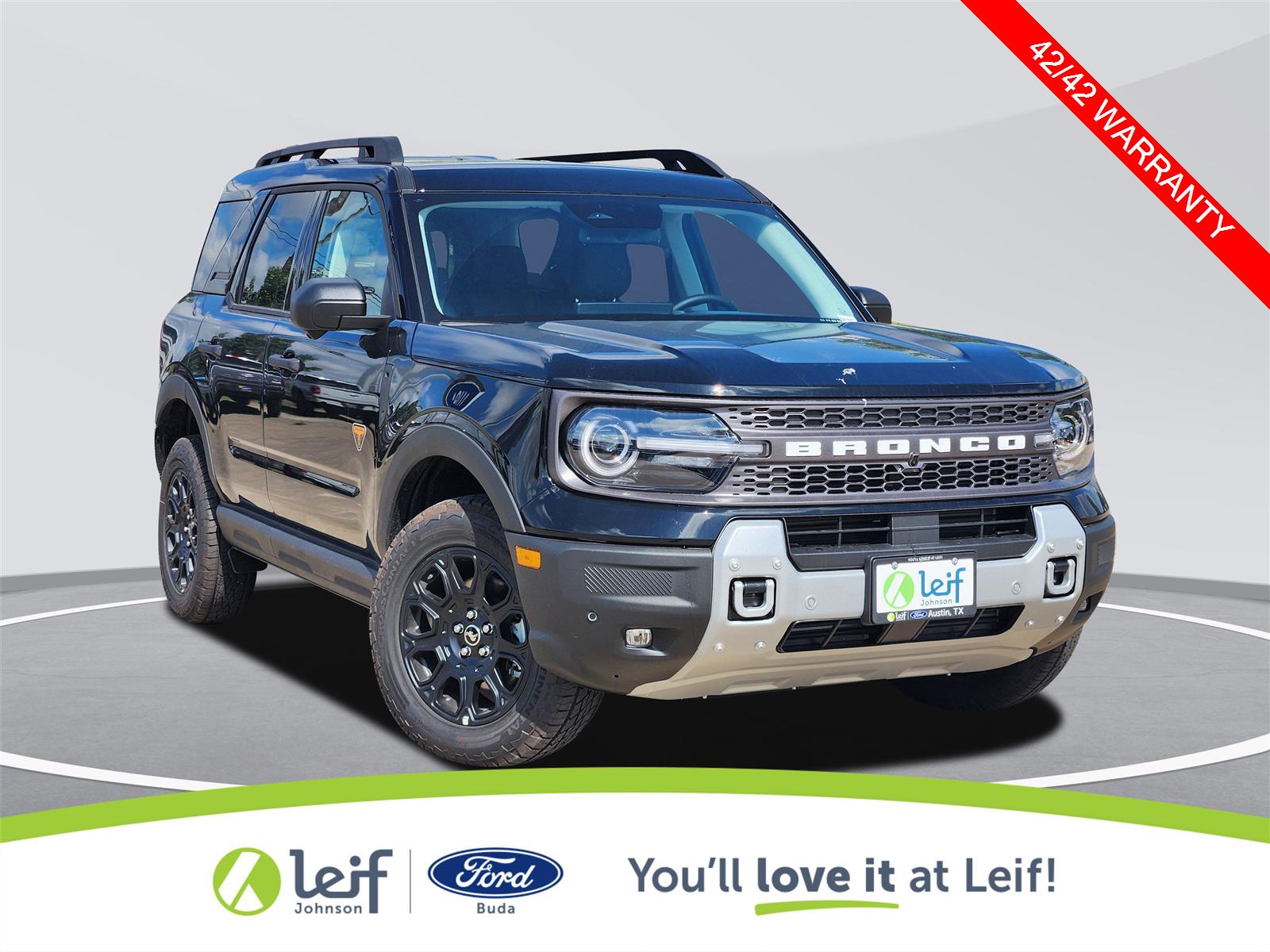 Shadow Black 2026 Ford Bronco Sport SUV / Crossover All-Wheel Drive 8-Speed Automatic