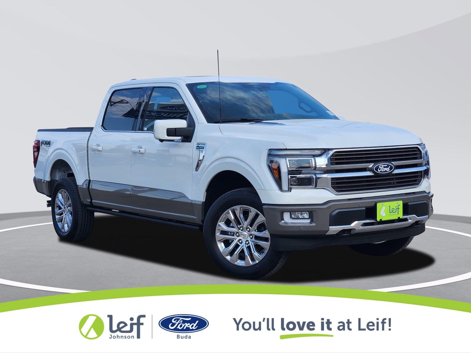 Star White Metallic Tri-Coat/Marsh Gray 2026 Ford F-150 Pickup Truck Four-Wheel Drive Automatic