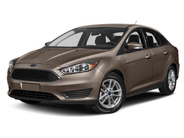 White Gold 2018 Ford Focus Sedan Front-Wheel Drive 6-Speed Automatic