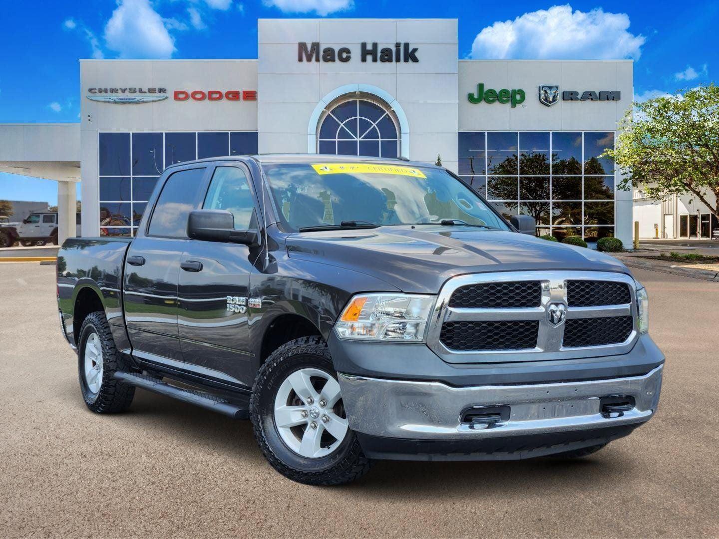 Gray (Granite Crystal Metallic Clearcoat) 2017 RAM 1500 Pickup Truck Four-Wheel Drive 8-Speed Automatic