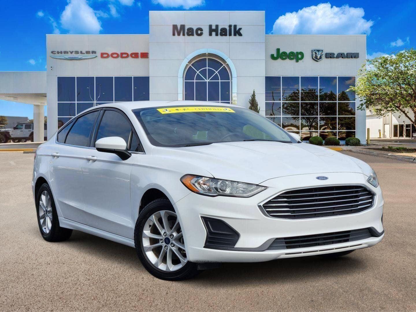 Oxford White 2020 Ford Fusion Sedan Front-Wheel Drive 6-Speed Automatic