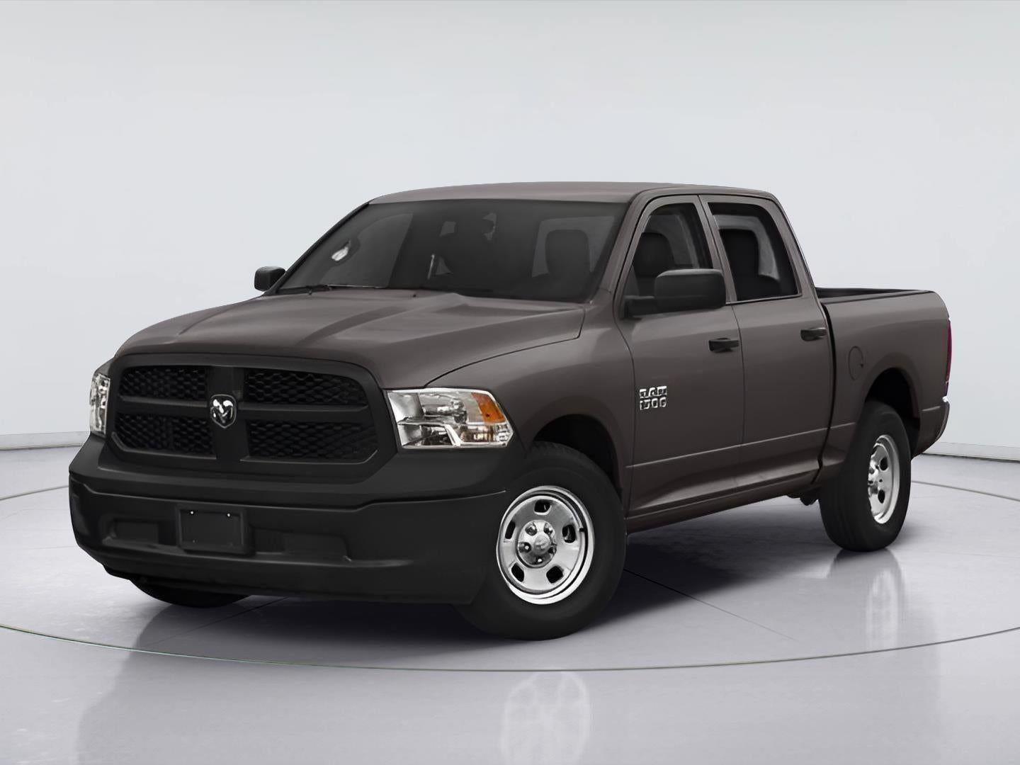 Gray (Granite Crystal Metallic Clearcoat) 2017 RAM 1500 Pickup Truck Four-Wheel Drive 8-Speed Automatic