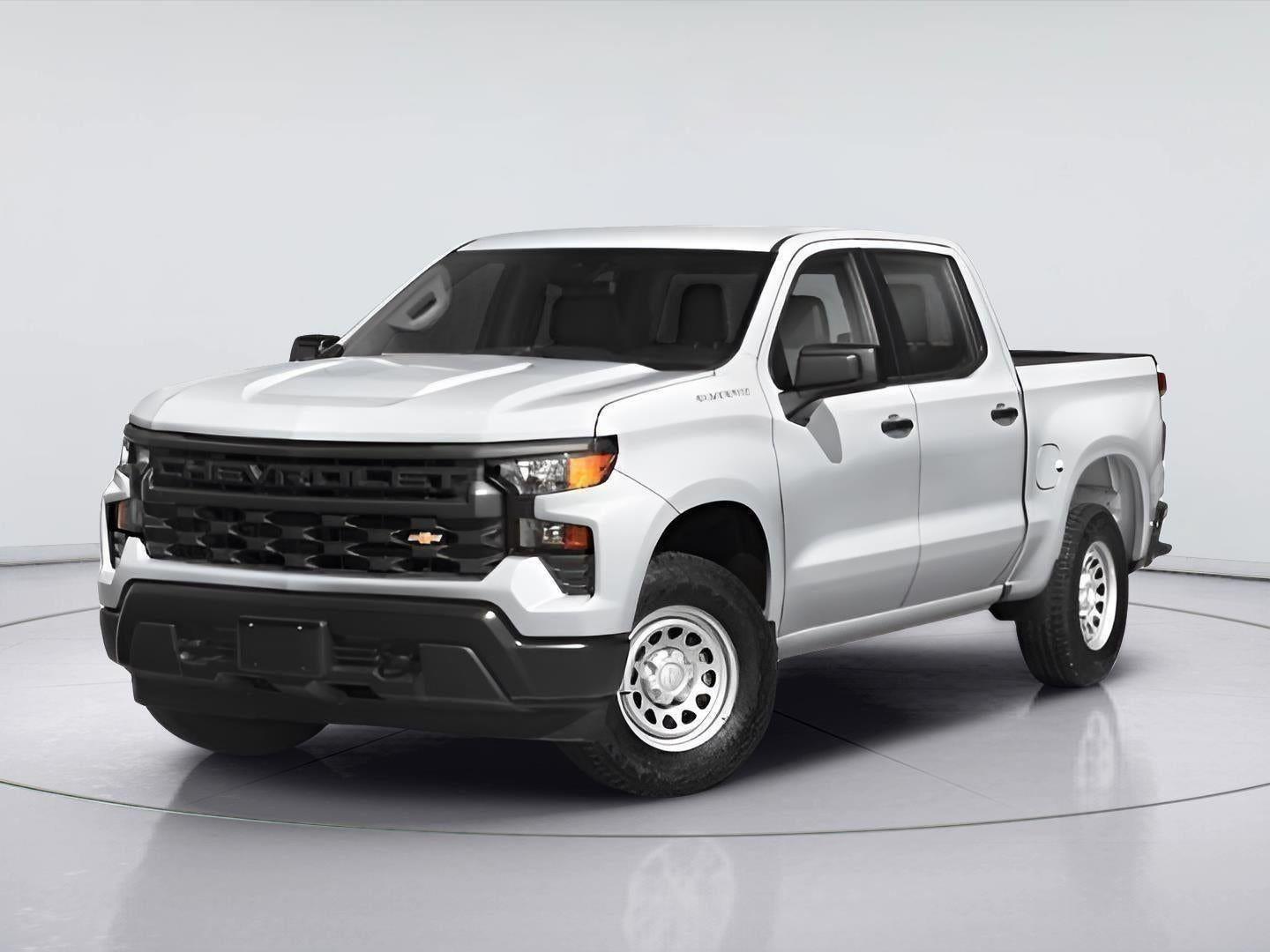 Summit White 2024 Chevrolet Silverado 1500 Pickup Truck Four-Wheel Drive Automatic