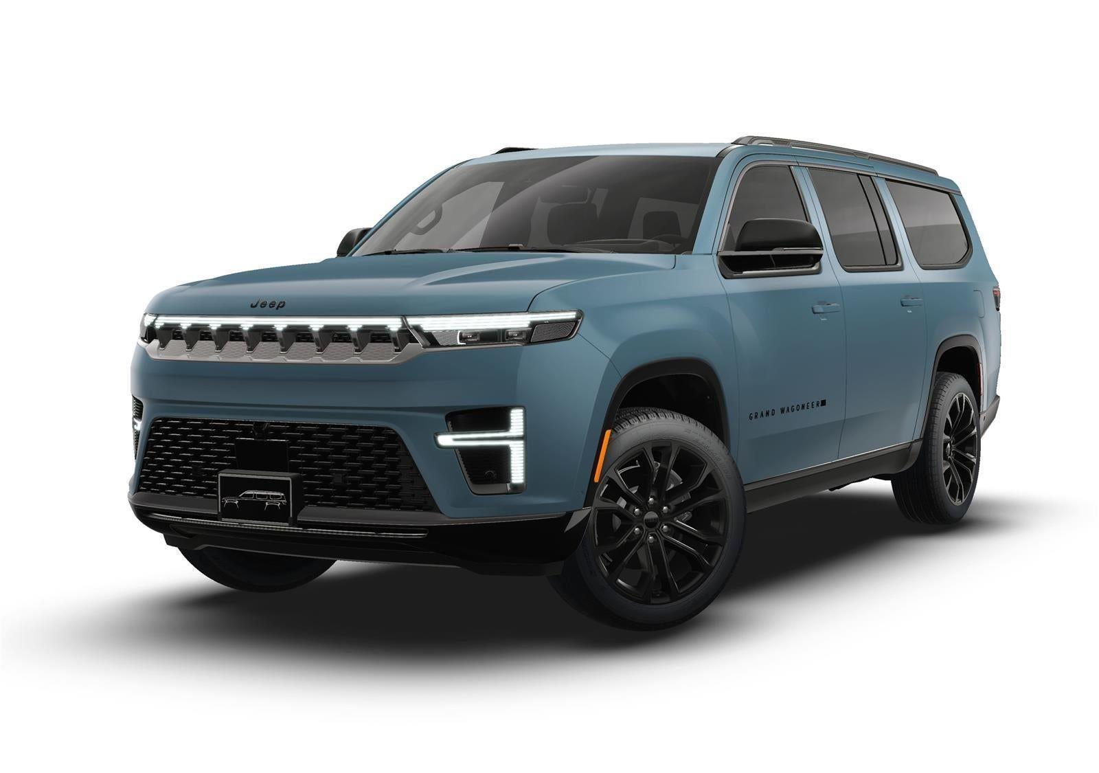 Gray (Steel Blue) 2026 Jeep Grand Wagoneer L SUV / Crossover Four-Wheel Drive 8-Speed Automatic