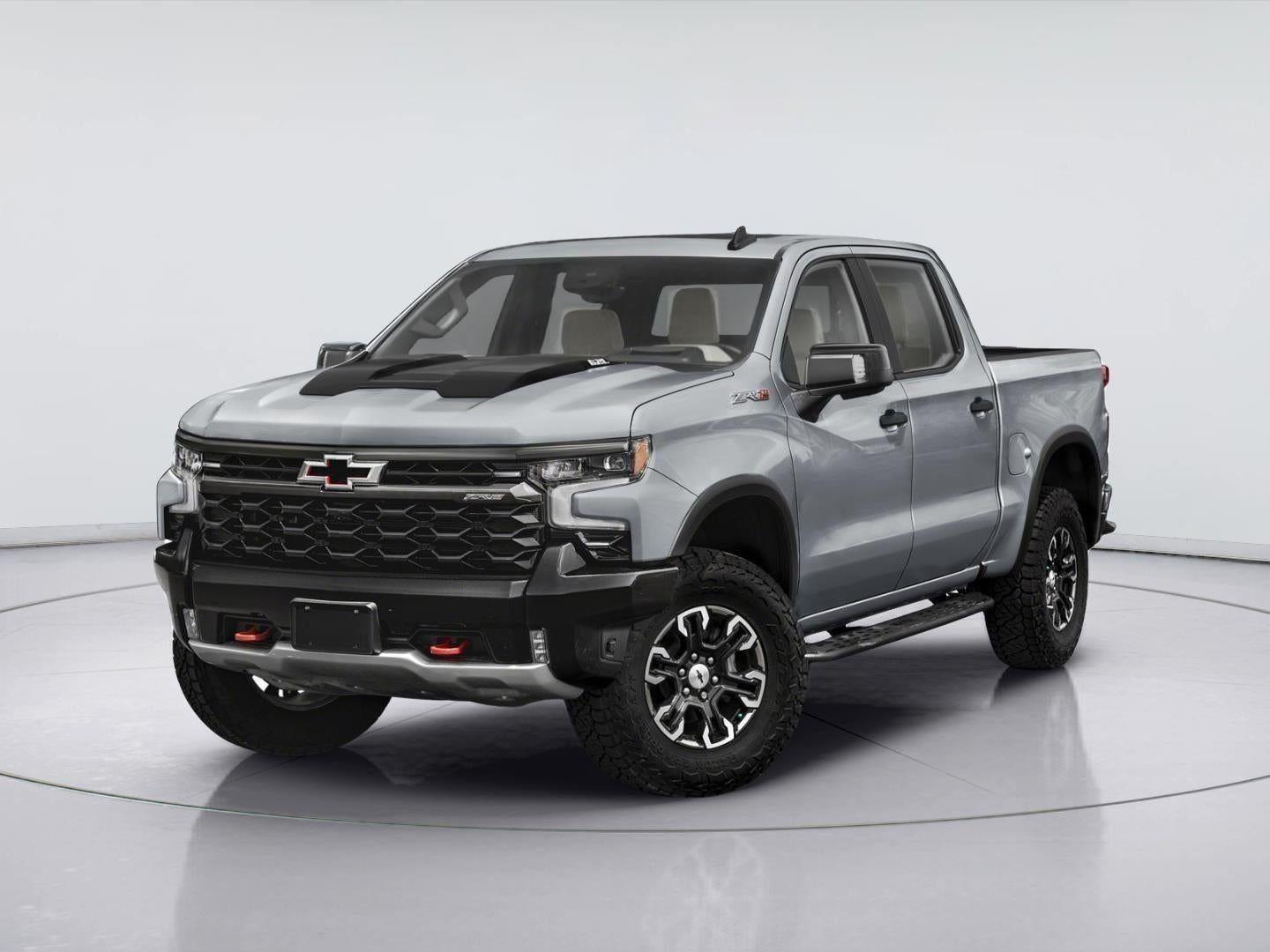 Sterling Gray Metallic 2023 Chevrolet Silverado 1500 Pickup Truck Four-Wheel Drive Automatic