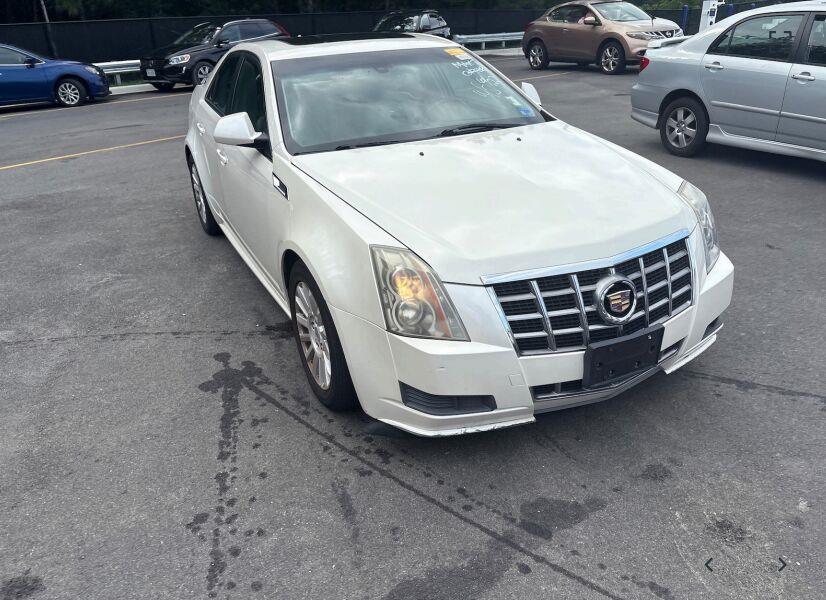White Diamond Tricoat 2012 Cadillac CTS Sedan Rear-Wheel Drive 6-Speed Automatic