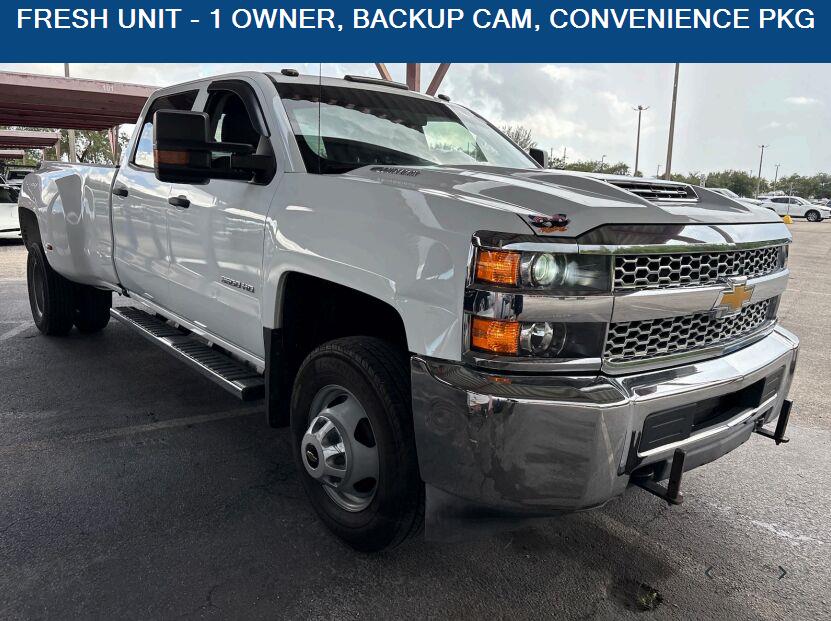 Summit White 2019 Chevrolet Silverado 3500HD Pickup Truck Four-Wheel Drive 6-Speed Automatic