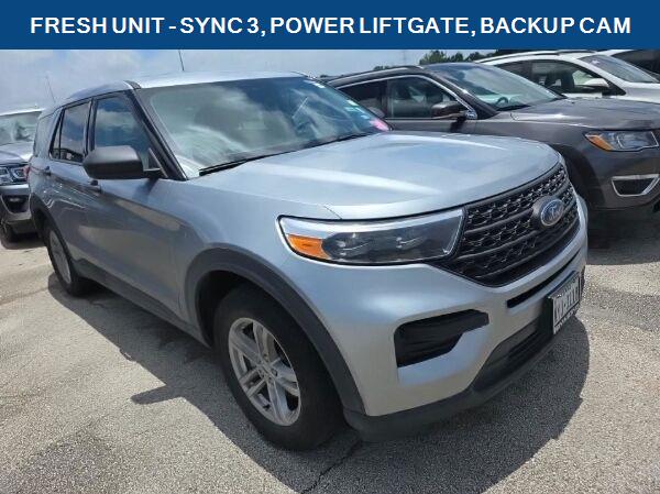 Iconic Silver Metallic 2022 Ford Explorer SUV / Crossover Rear-Wheel Drive 10-Speed Automatic