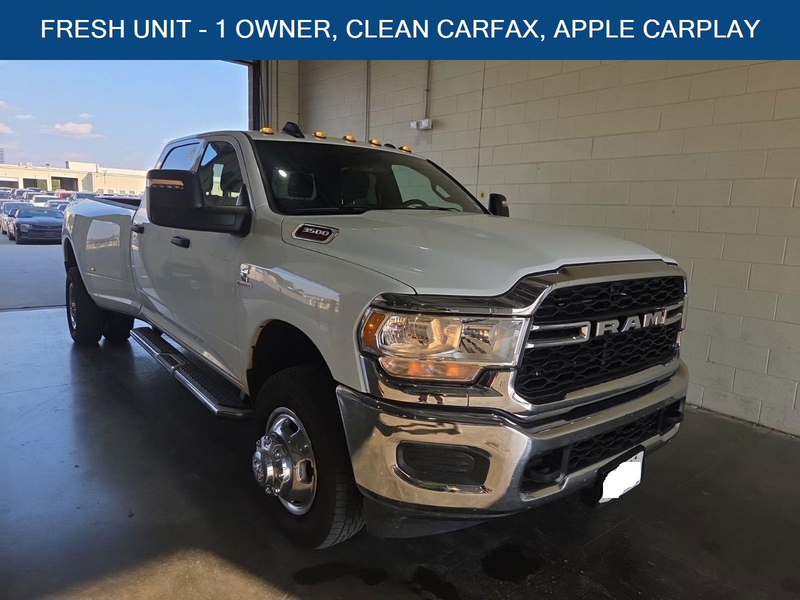 Bright White Clearcoat 2023 RAM 3500 Pickup Truck Four-Wheel Drive 6-Speed Automatic