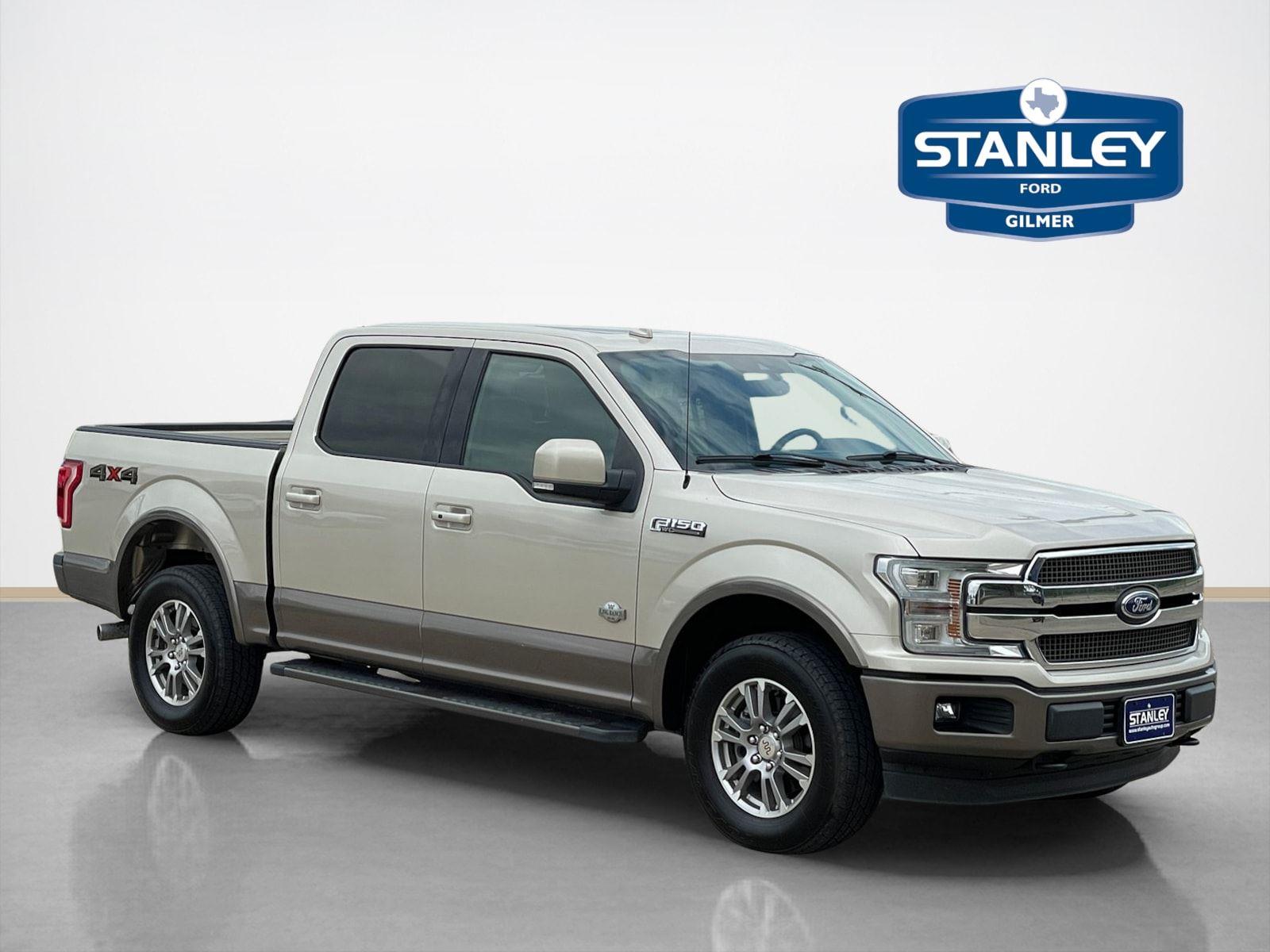 White Gold 2018 Ford F-150 King Ranch SuperCrew 4WD Pickup Truck Four-Wheel Drive 10-Speed Automatic