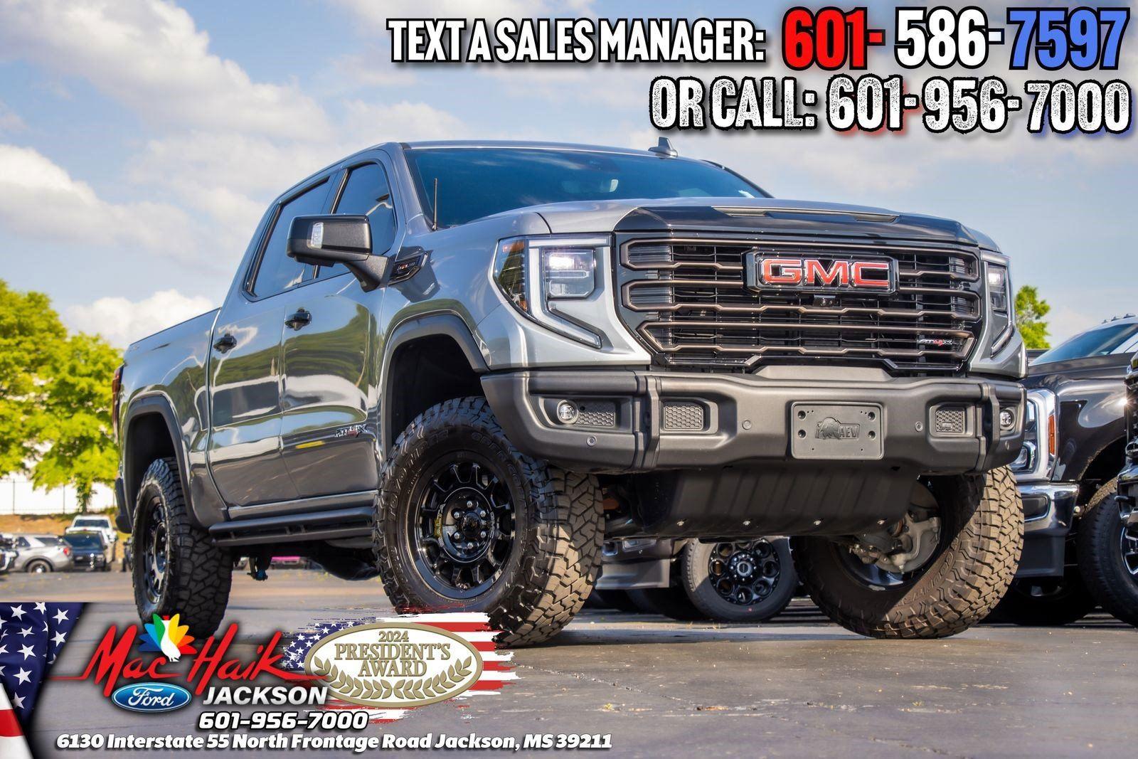 Sterling Metallic 2026 GMC Sierra 1500 AT4X Crew Cab 4WD Pickup Truck Four-Wheel Drive Automatic
