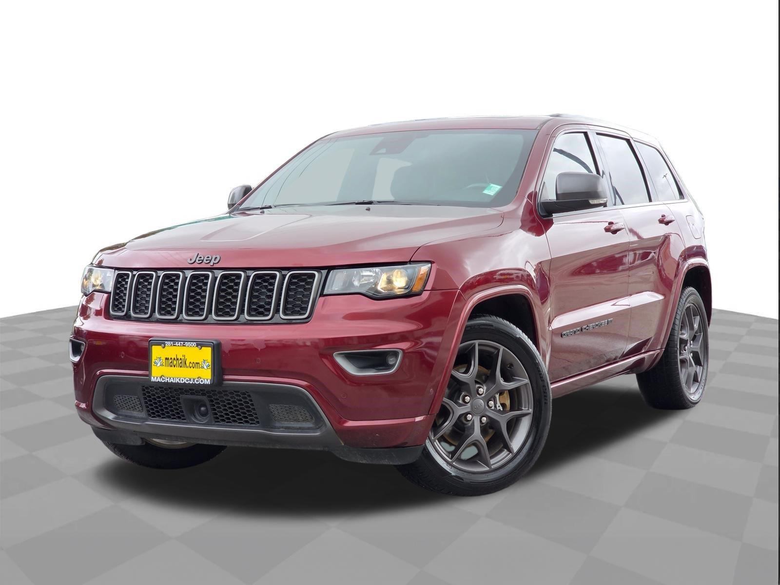 Velvet Red Pearlcoat 2021 Jeep Grand Cherokee SUV / Crossover 4X2 8-Speed Automatic