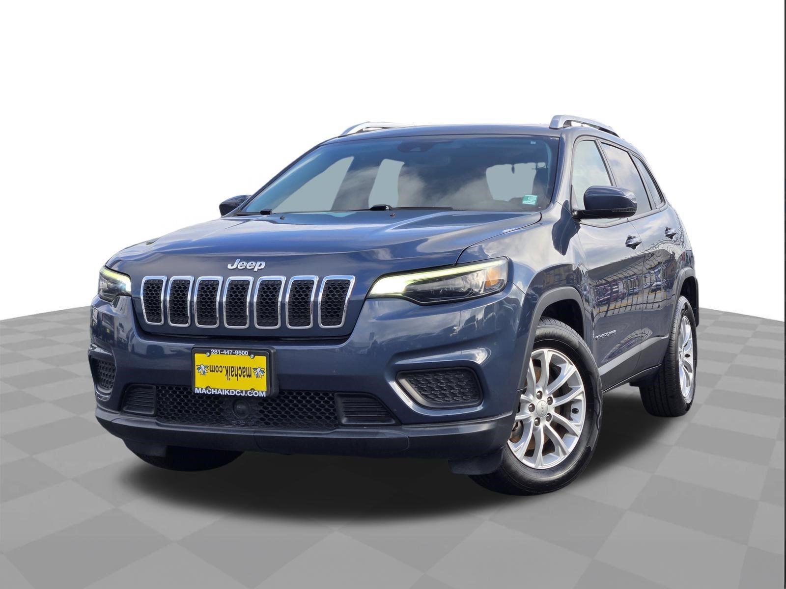 Slate Blue Pearlcoat 2021 Jeep Cherokee SUV / Crossover Front-Wheel Drive 9-Speed Automatic