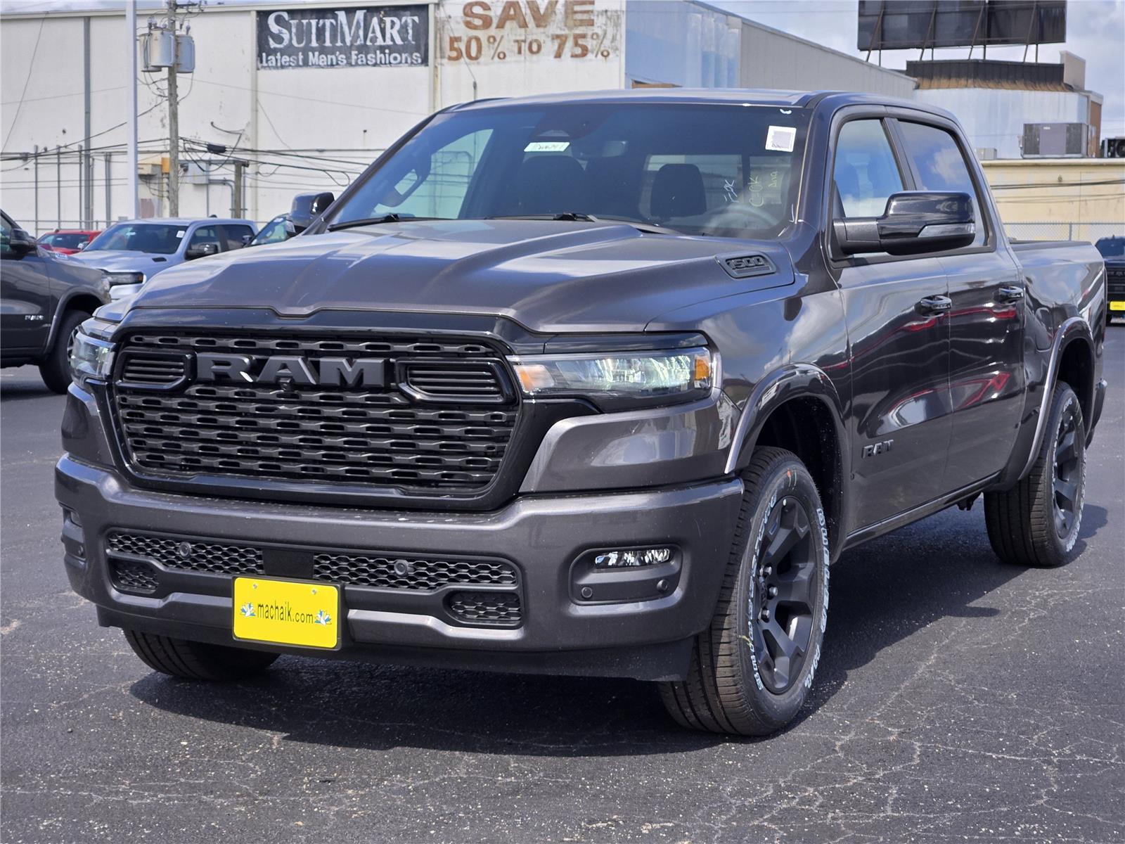 Gray (Granite Crystal Metallic Clearcoat) 2026 RAM 1500 Pickup Truck Four-Wheel Drive 8-Speed Automatic
