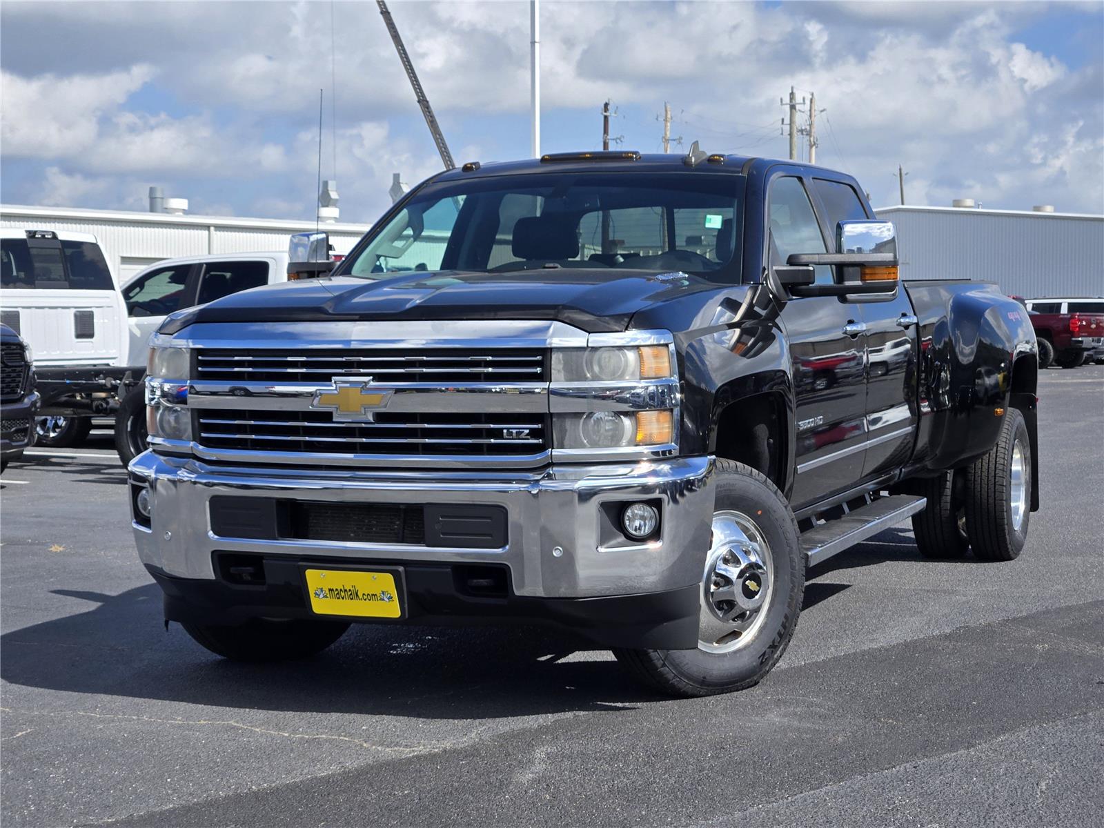 Black 2015 Chevrolet Silverado 3500HD Pickup Truck Four-Wheel Drive 6-Speed Automatic