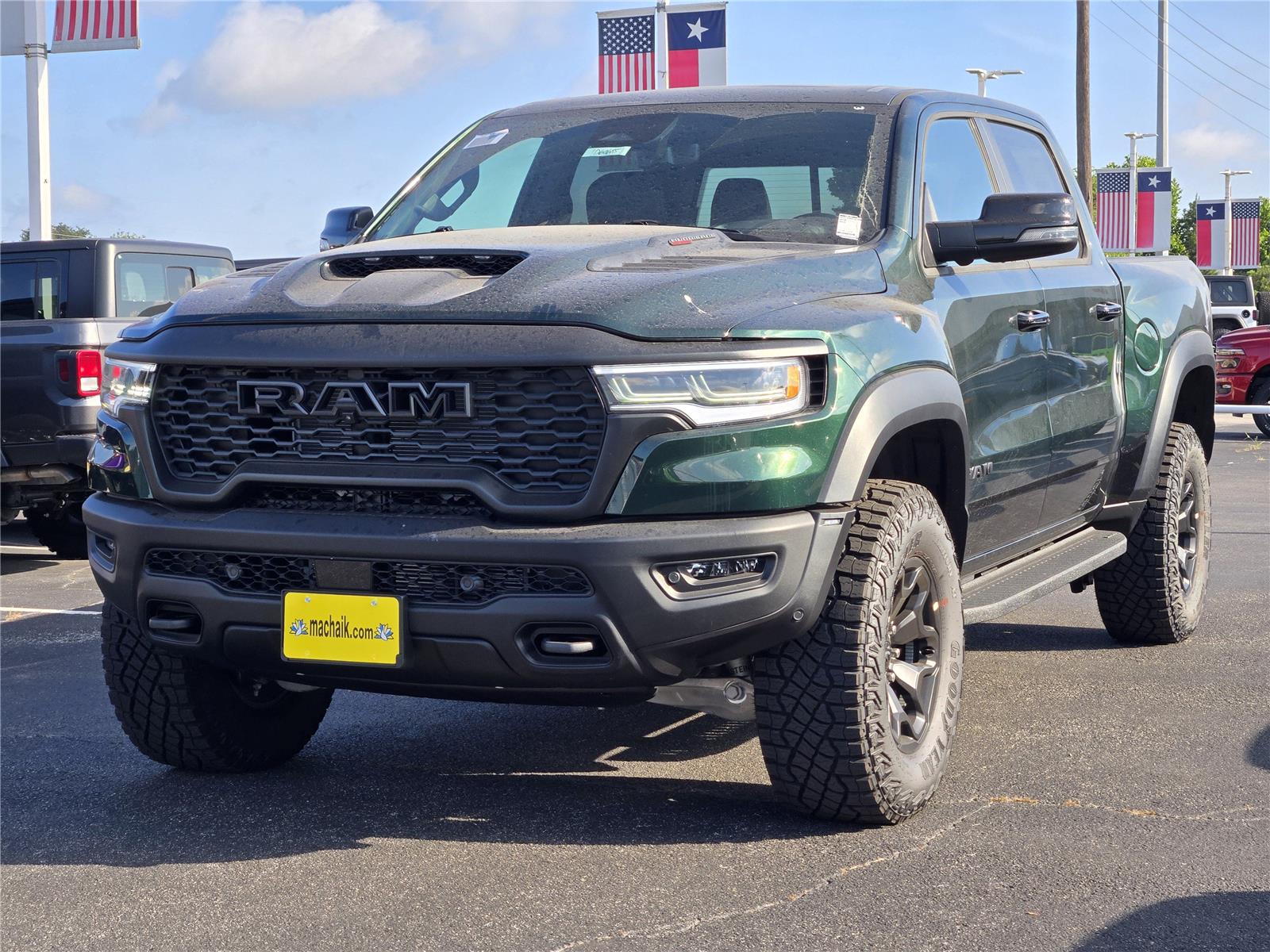 Serrano Green Metallic 2026 RAM 1500 Pickup Truck All-Wheel Drive 8-Speed Automatic
