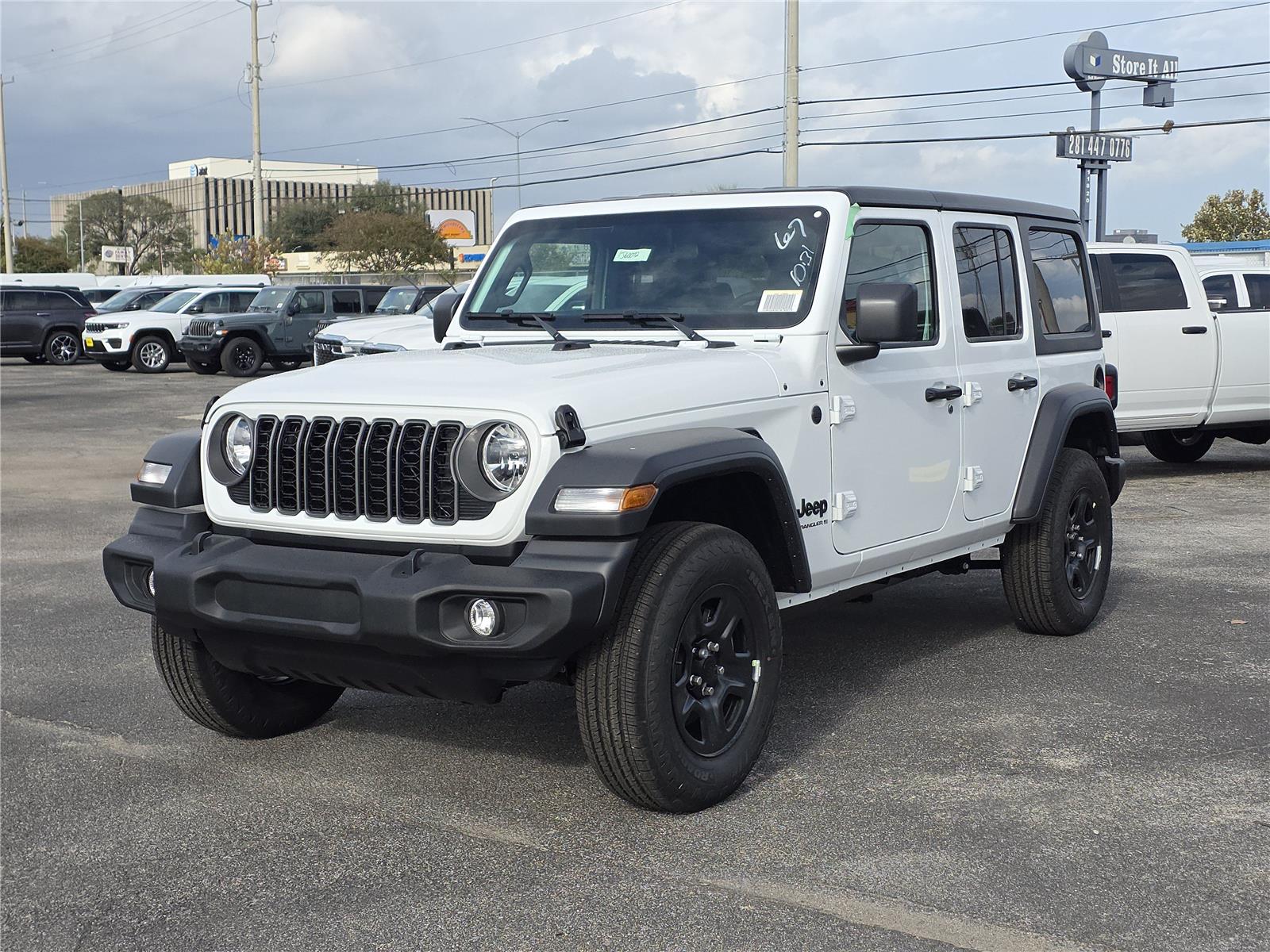 Bright White Clearcoat 2026 Jeep Wrangler SUV / Crossover Four-Wheel Drive 8-Speed Automatic