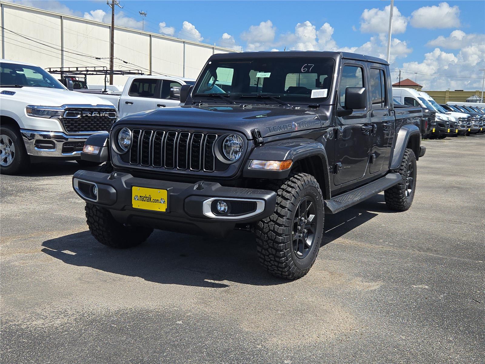 Gray (Granite Crystal Metallic Clearcoat) 2025 Jeep Gladiator Pickup Truck Four-Wheel Drive 8-Speed Automatic