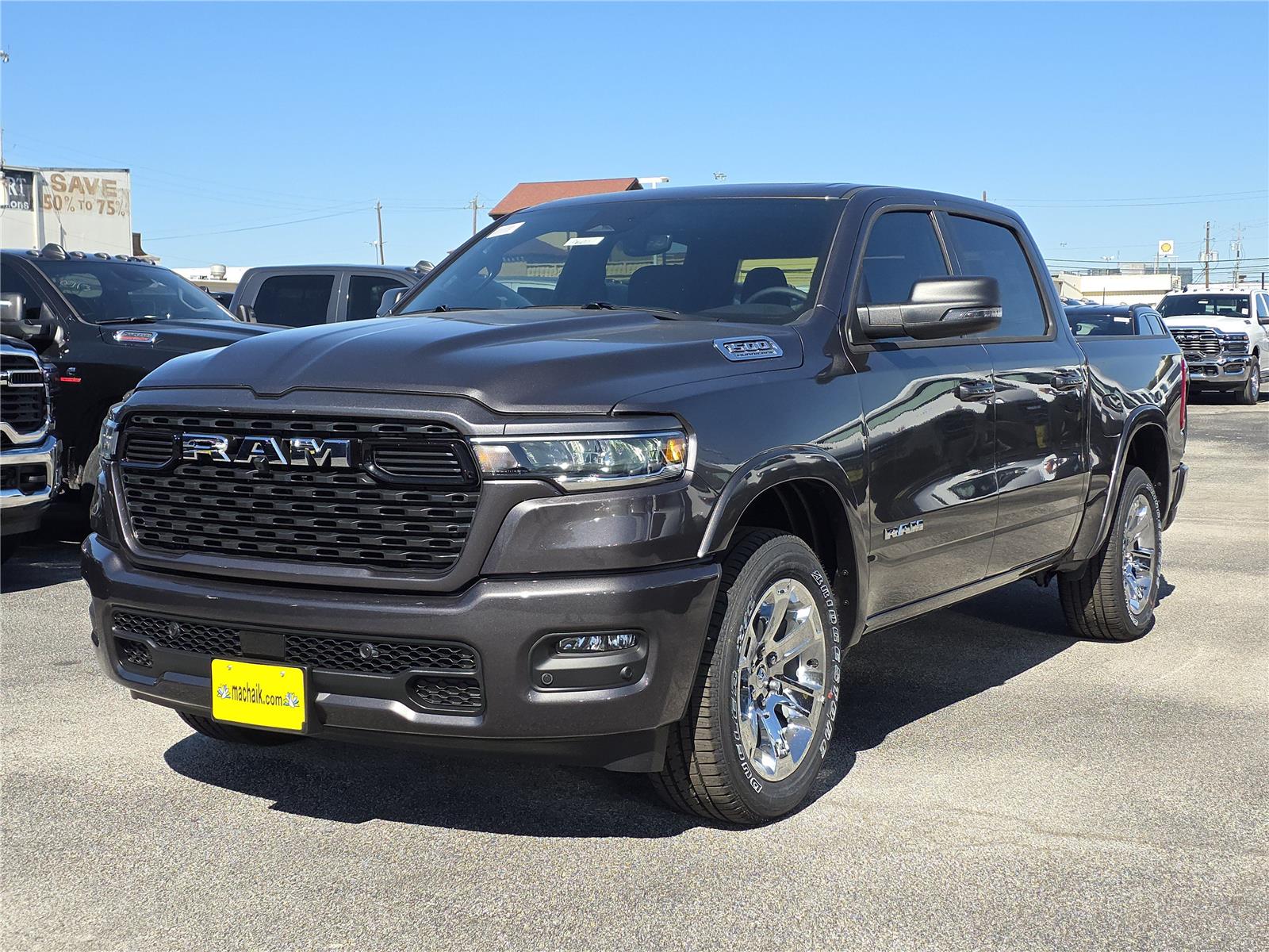 Gray (Granite Crystal Metallic Clearcoat) 2026 RAM 1500 Pickup Truck Four-Wheel Drive 8-Speed Automatic