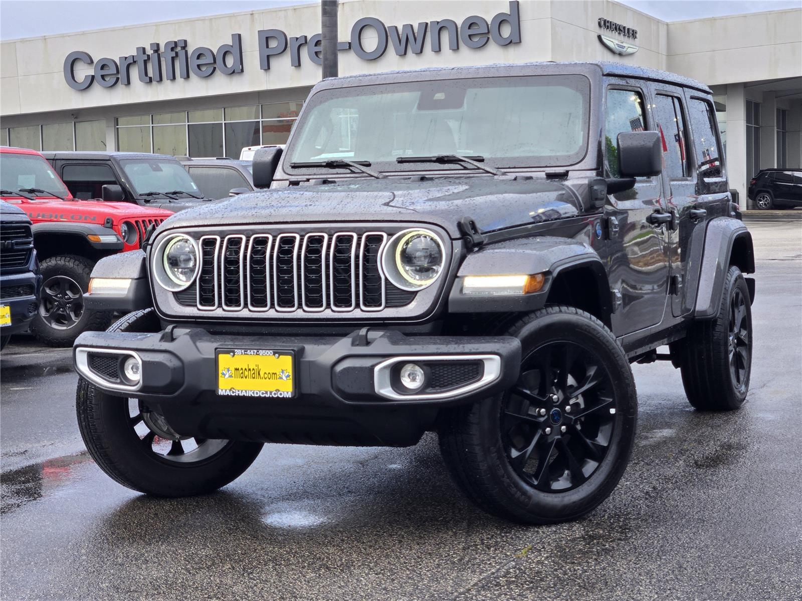 Gray (Granite Crystal Metallic Clearcoat) 2025 Jeep Wrangler 4xe SUV / Crossover Four-Wheel Drive 8-Speed Automatic