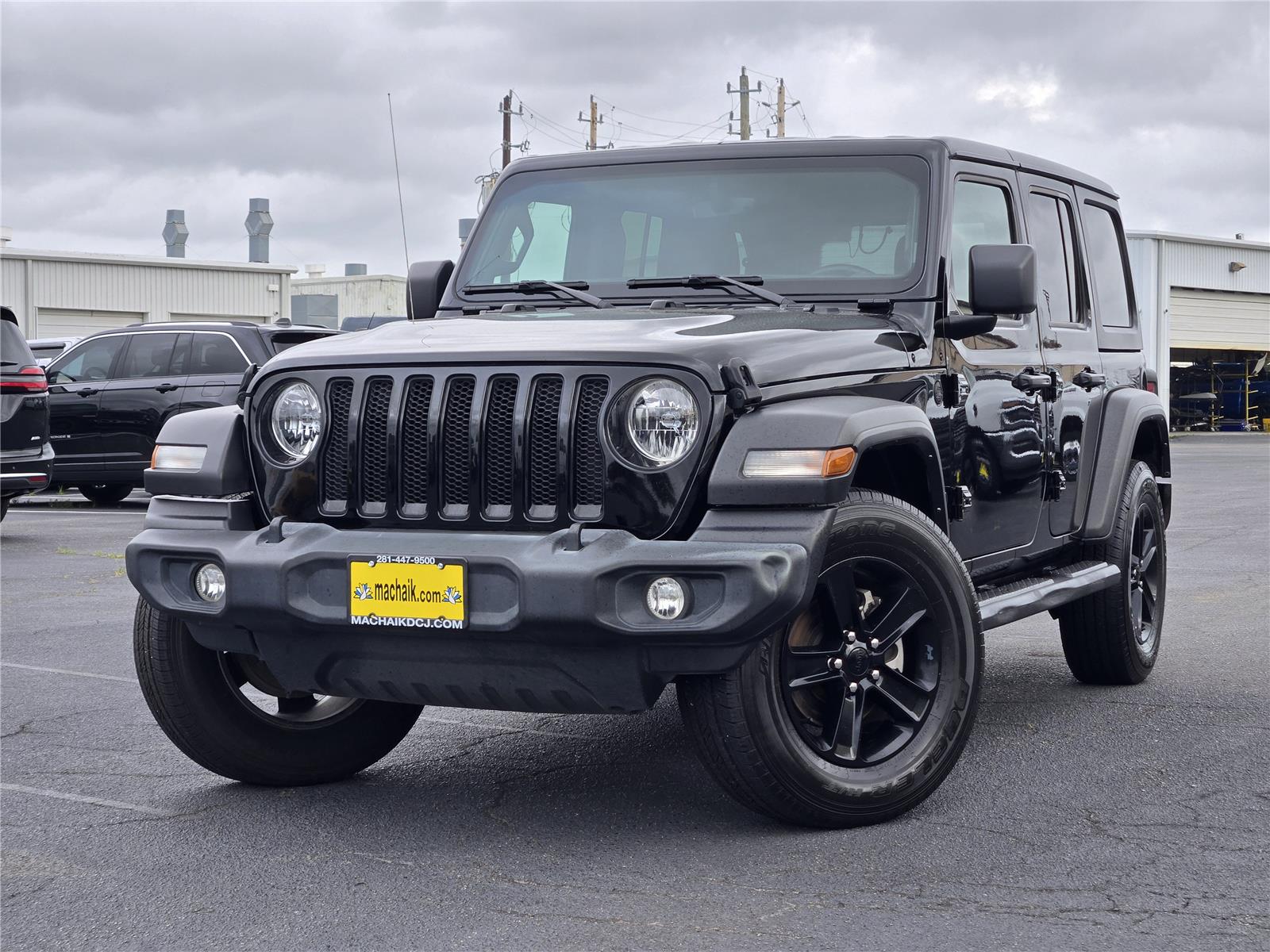 Black Clearcoat 2022 Jeep Wrangler SUV / Crossover Four-Wheel Drive 8-Speed Automatic