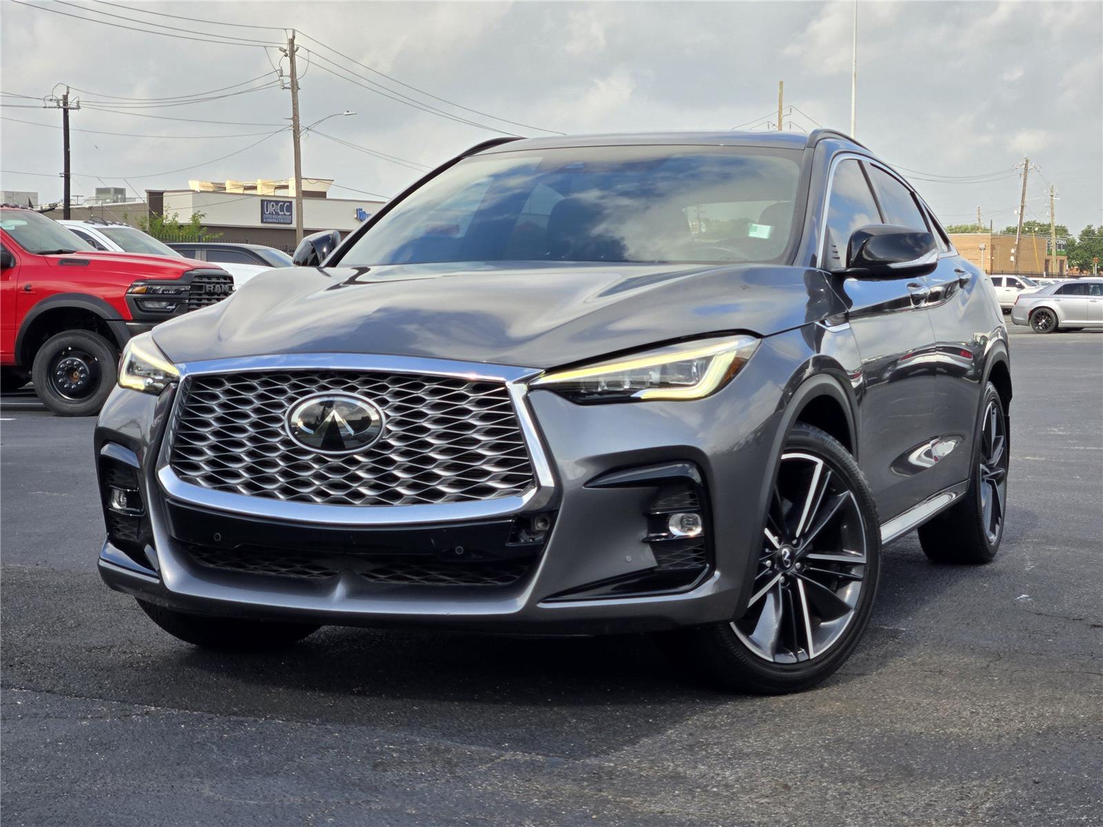 Gray (Graphite Shadow) 2023 INFINITI QX55 SUV / Crossover All-Wheel Drive