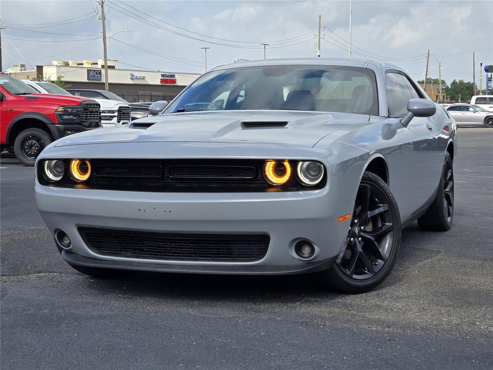Gray 2021 Dodge Challenger Coupe Rear-Wheel Drive 