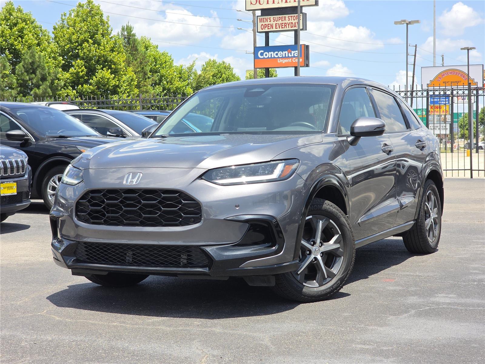 Gray (Modern Steel Metallic) 2023 Honda HR-V SUV / Crossover All-Wheel Drive Continuously Variable Transmission