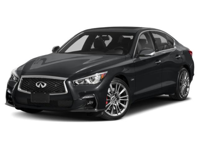 Gray (Graphite Shadow) 2018 INFINITI Q50 Sedan Rear-Wheel Drive Automatic