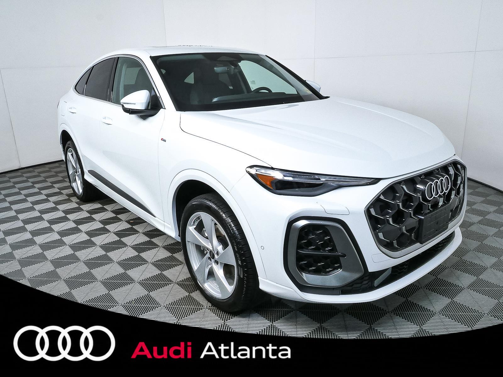 Glacier White Metallic 2026 Audi Q5 Sportback Sedan All-Wheel Drive Automatic