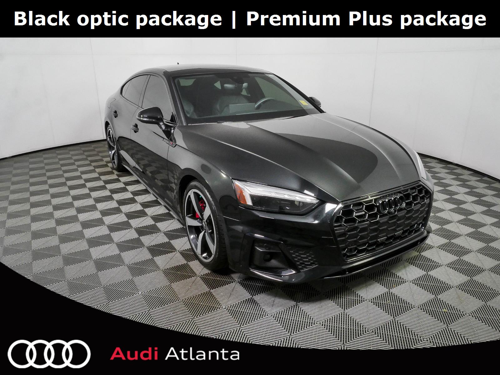 Mythos Black Metallic 2023 Audi A5 Sportback Sedan All-Wheel Drive Automatic