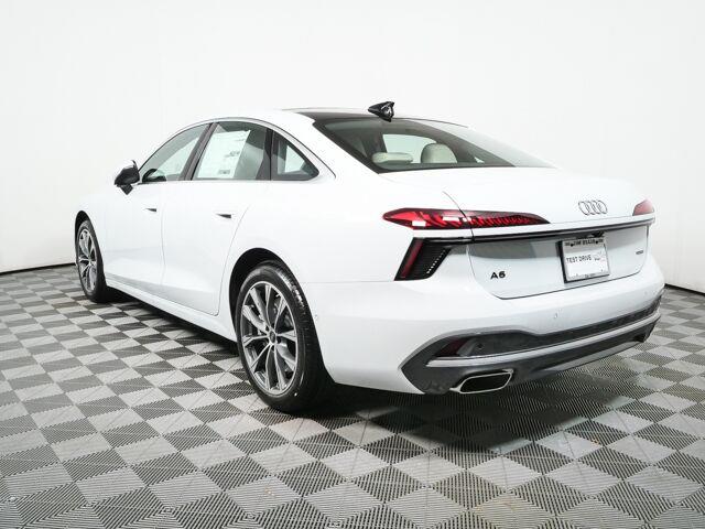 Glacier White 2026 Audi A6 Sedan All-Wheel Drive 7-Speed Automatic