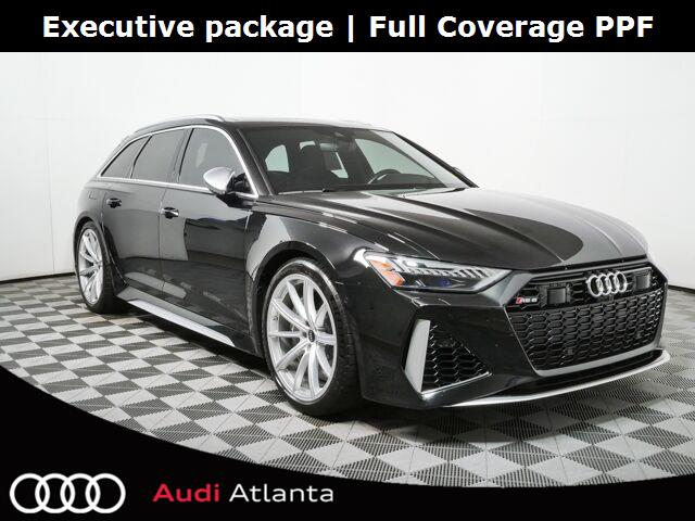 Mythos Black Metallic 2022 Audi RS 6 Avant Wagon All-Wheel Drive Automatic