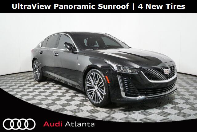 Crystal White Tricoat 2024 Cadillac CT5 Sedan Rear-Wheel Drive Automatic
