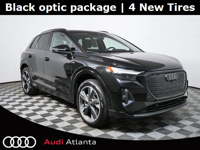 Mythos Black Metallic 2024 Audi Q4 e-tron SUV / Crossover All-Wheel Drive Automatic