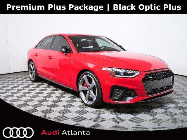 Orange (Tango Red Metallic) 2023 Audi A4 Sedan All-Wheel Drive Automatic