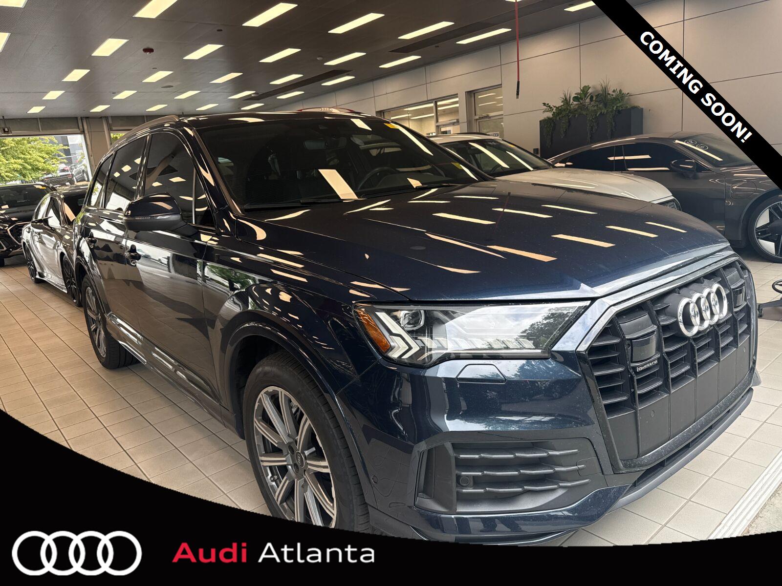 Waitomo Blue Metallic 2023 Audi Q7 SUV / Crossover All-Wheel Drive Automatic